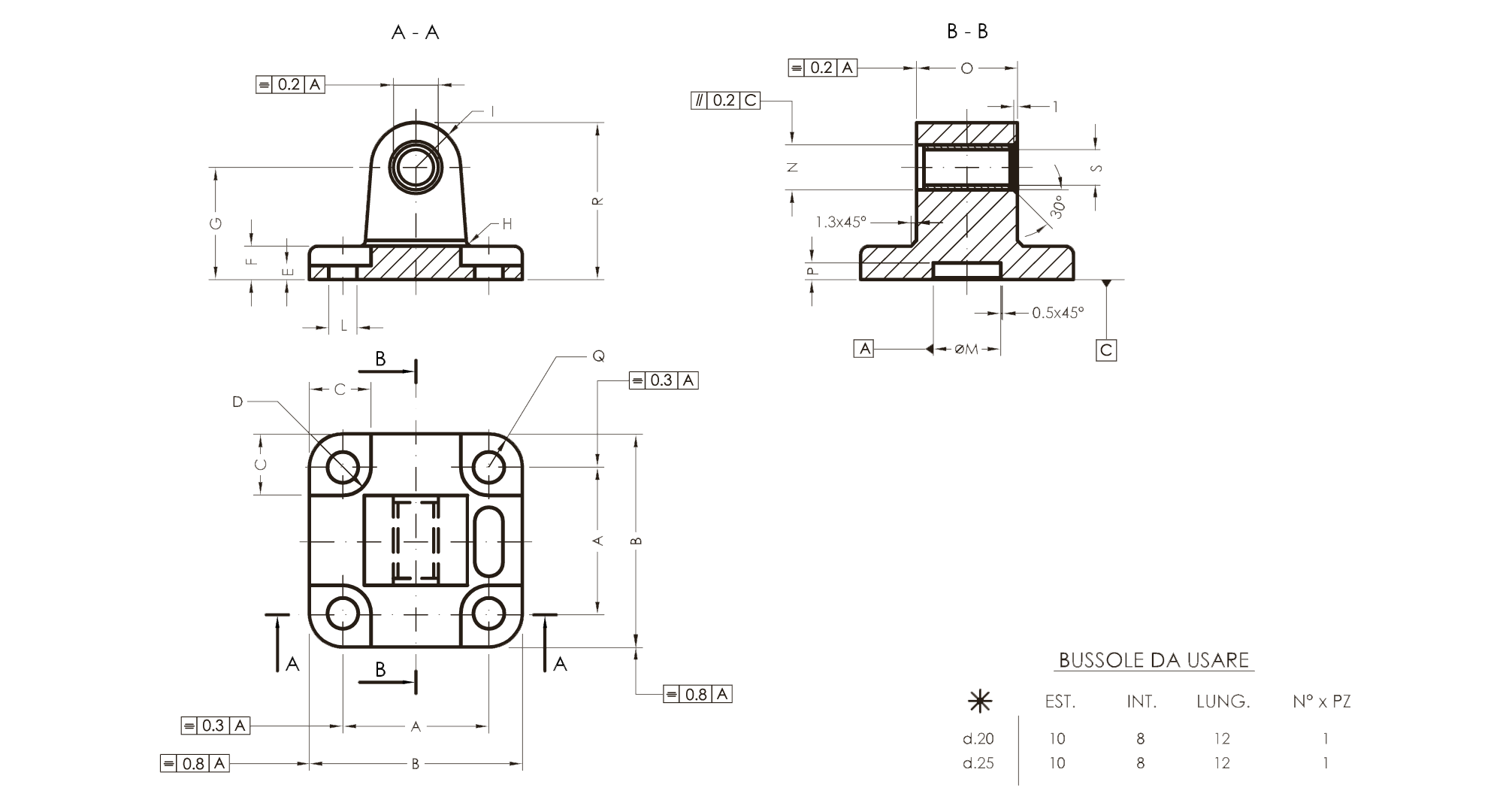 Male Hinge - Product structure