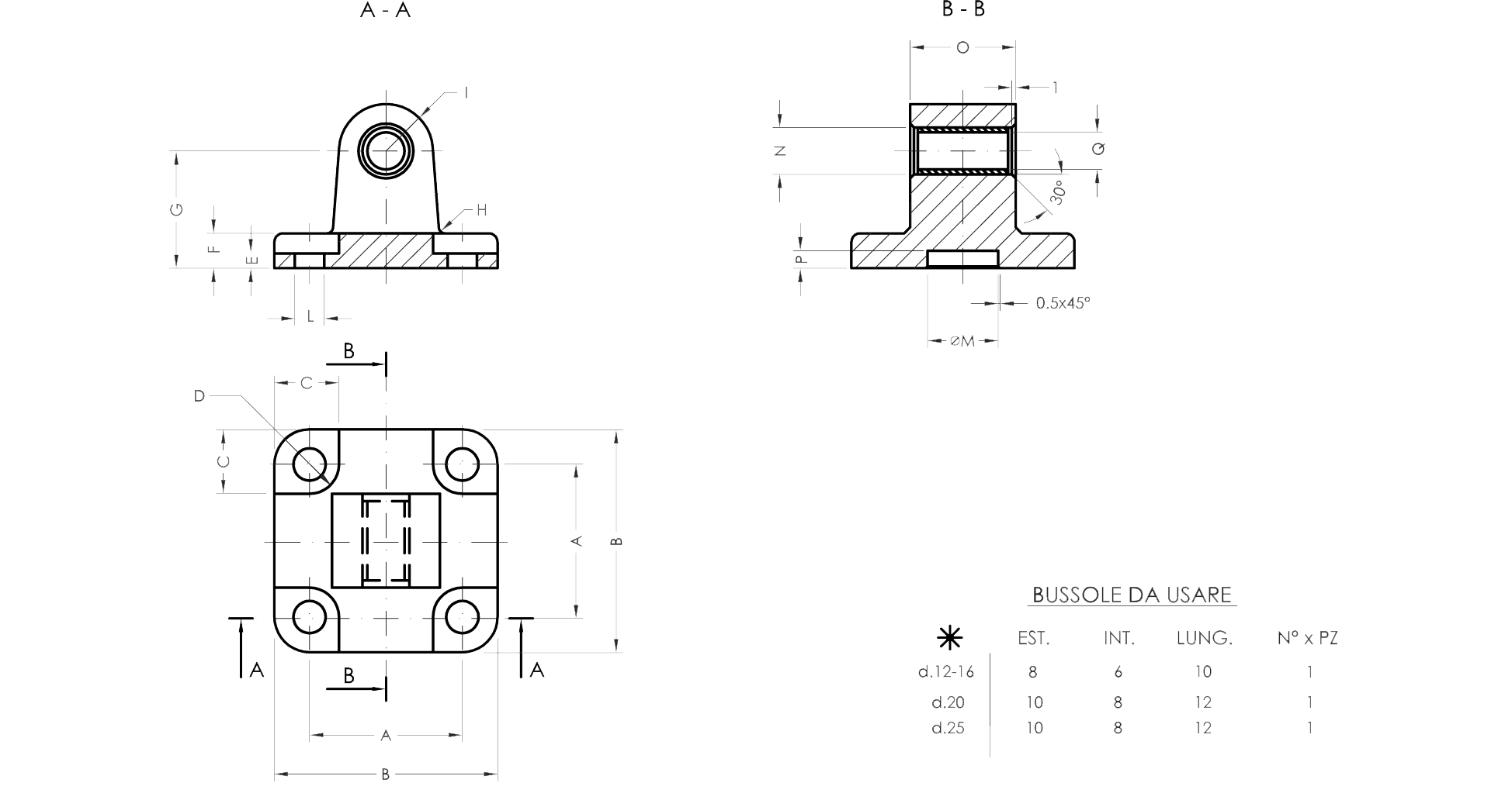 Male Hinge - Product structure