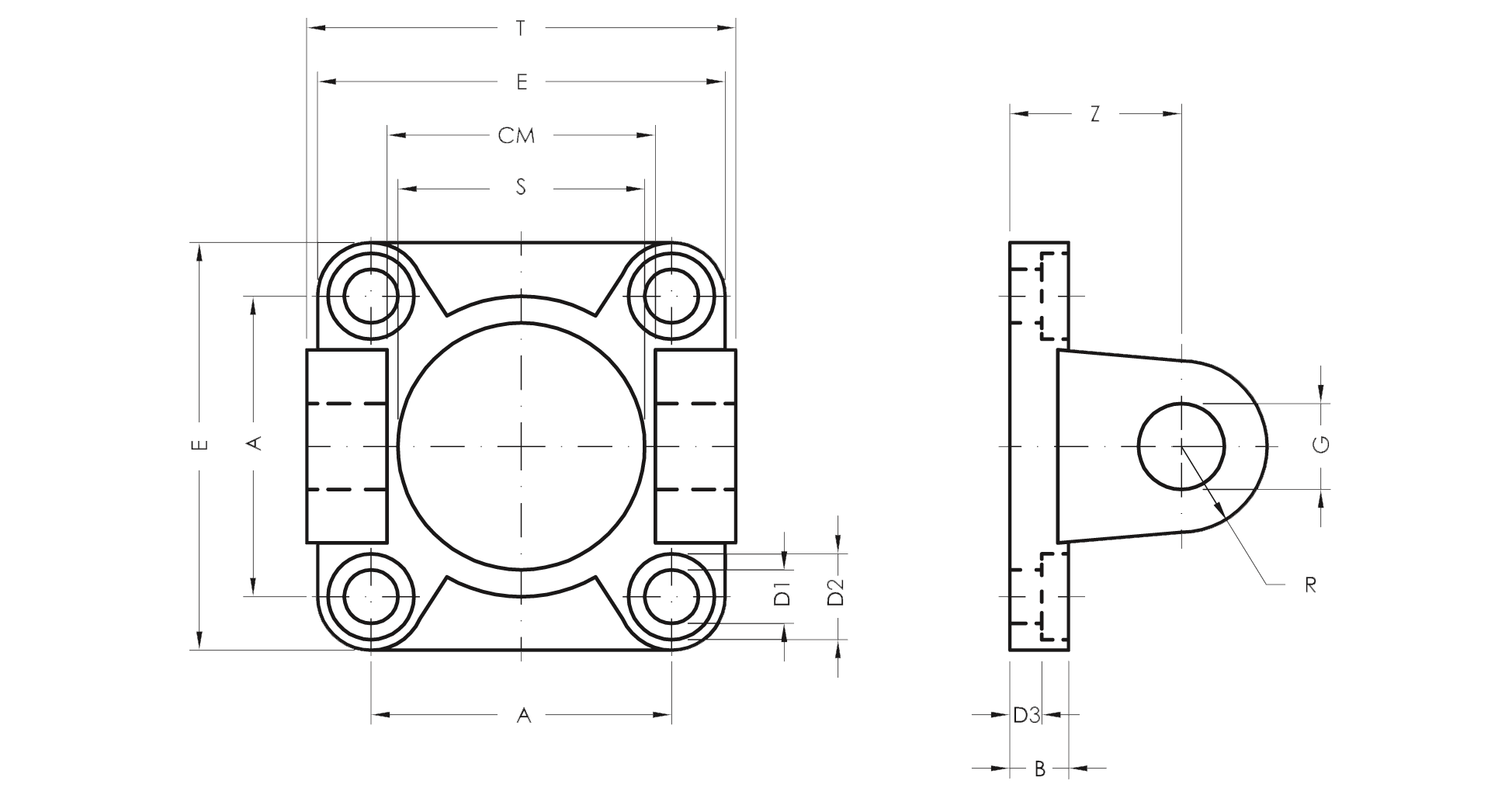 Front Female Hinge Mp7 - Product structure