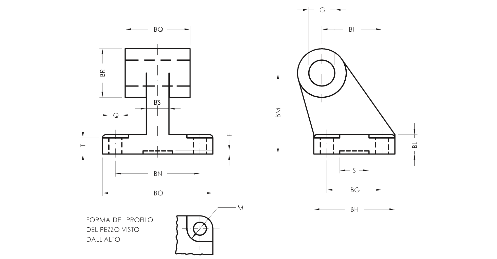 Square Joint Cetop Rp107p Steel - Product structure