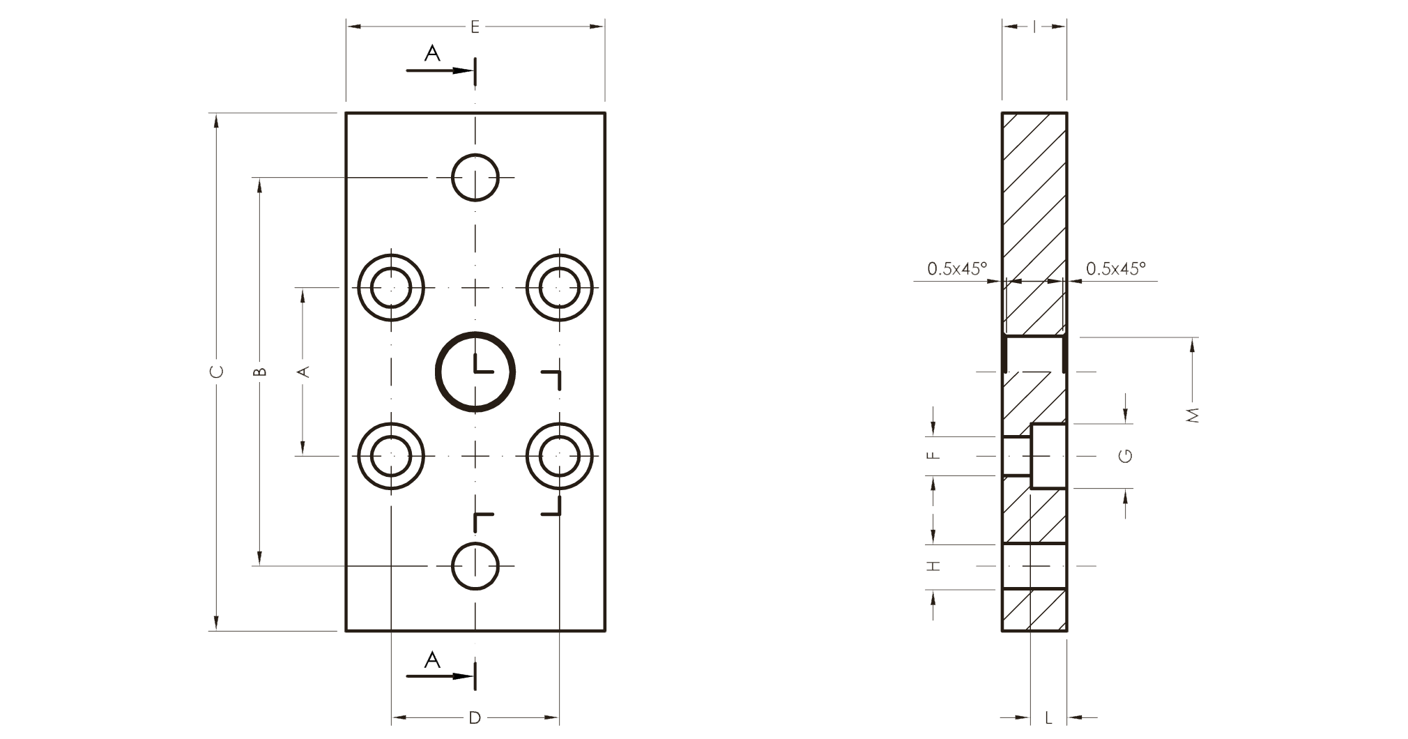 Low-Rise Pedestal d.32-100 - Product structure