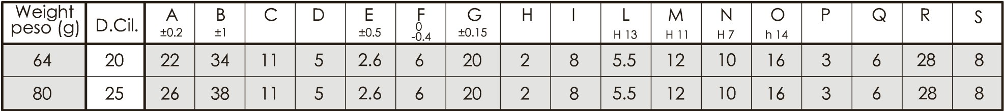 Male Hinge - Data sheet